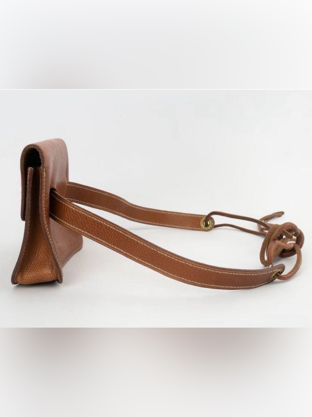 1984 Hermès Pochette Belt Bag / Fanny Pack in the iconic Hermès "Gold" VINTAGE - Picture 7 of 15